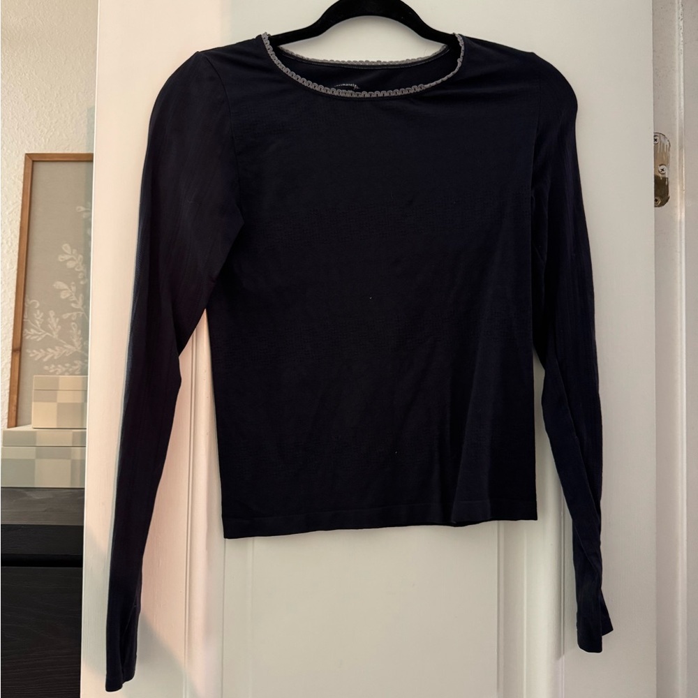 Free People black  Long Sleeve Top